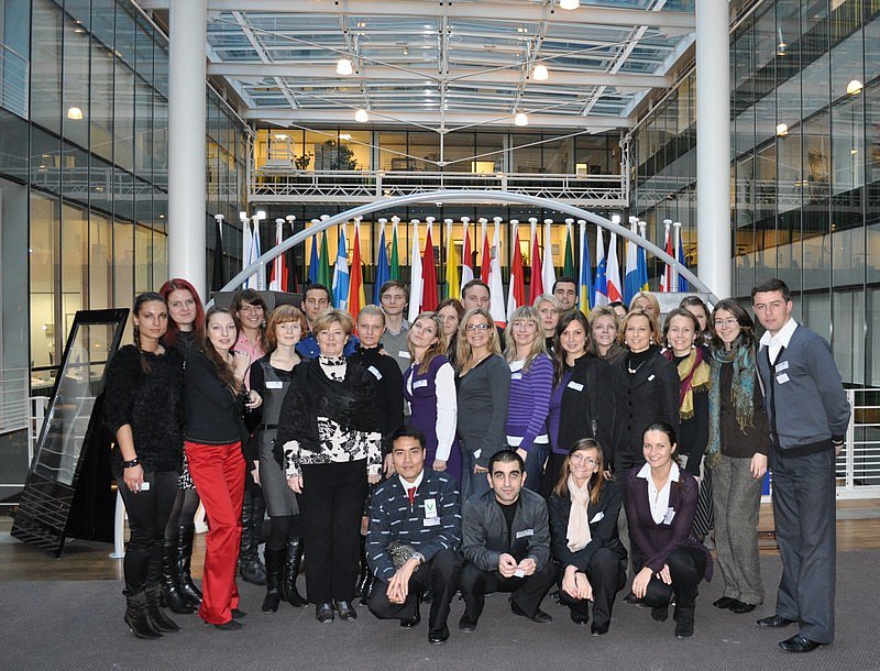 Brussels 1th year students 2010 800px