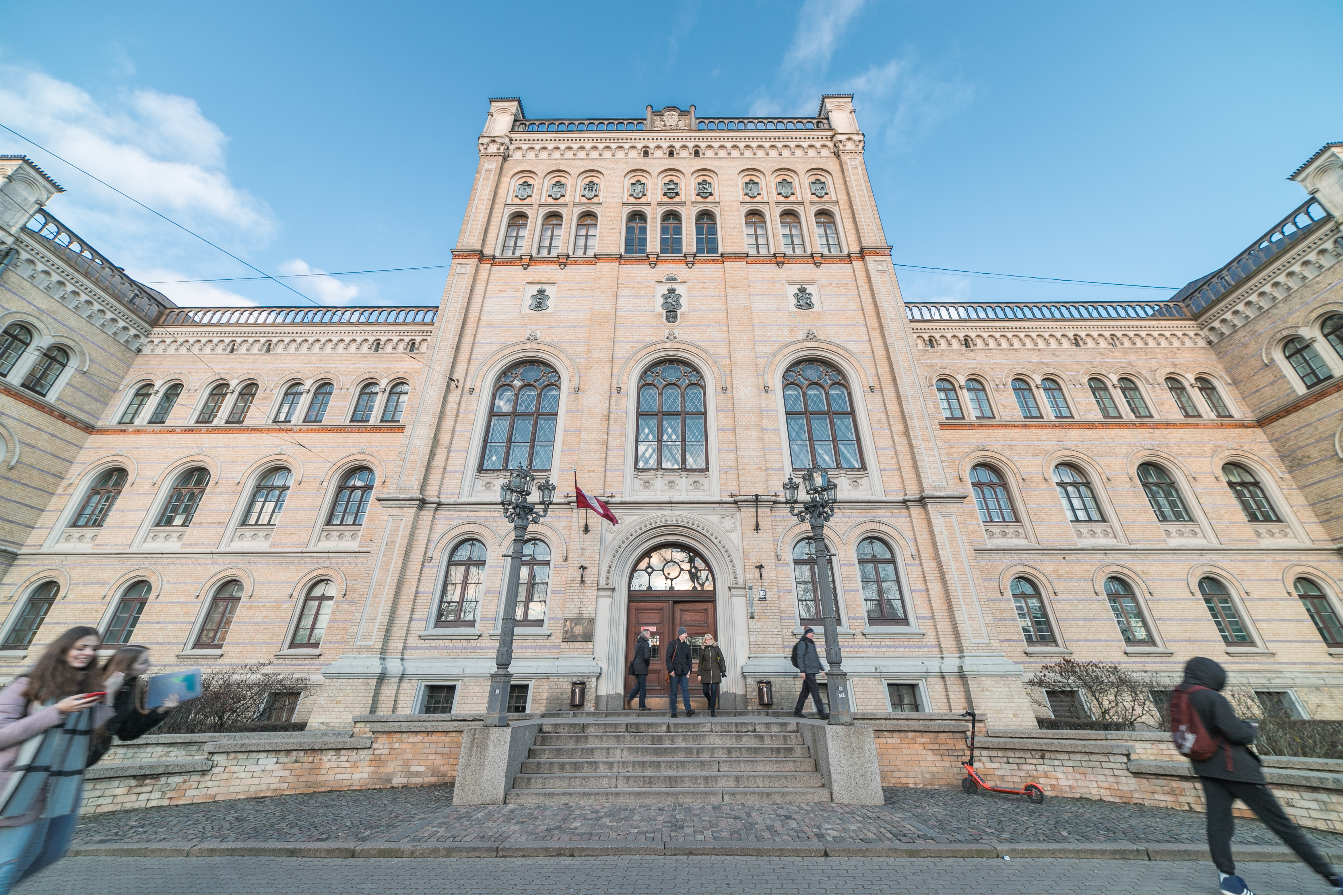 The building of the University of Latvia