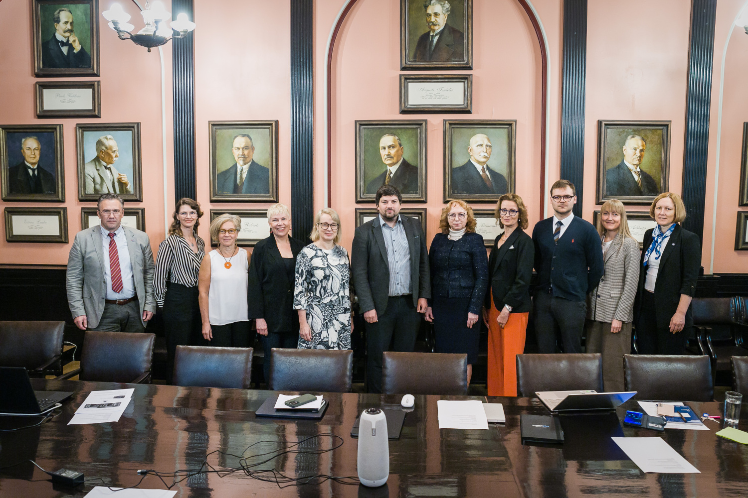 Jiveskiles Universitātes vizīte - dalībnieku kopbilde