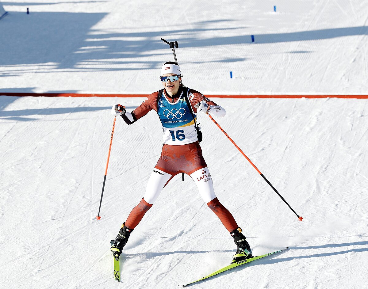 Biatloniste Estere Volfa finišē Pasaules čempionātā junioriem