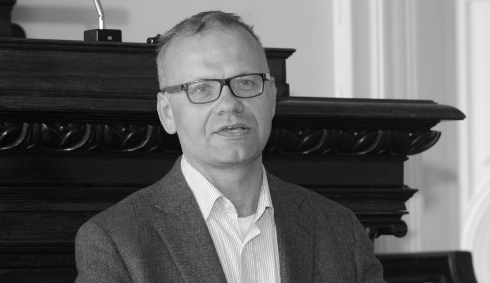 Profesora Valda Tēraudkalna foto melnbalts