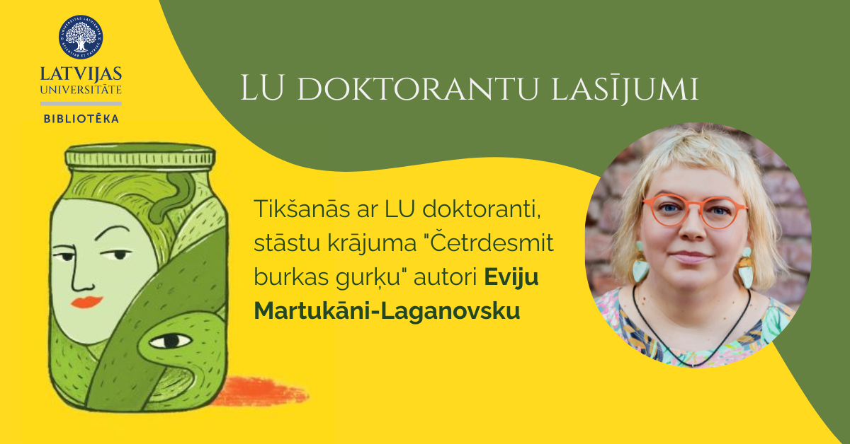 Pasākuma LU doktorantu lasījumi. "Četrdesmit burkas" pirms promocijas darba vizuālis