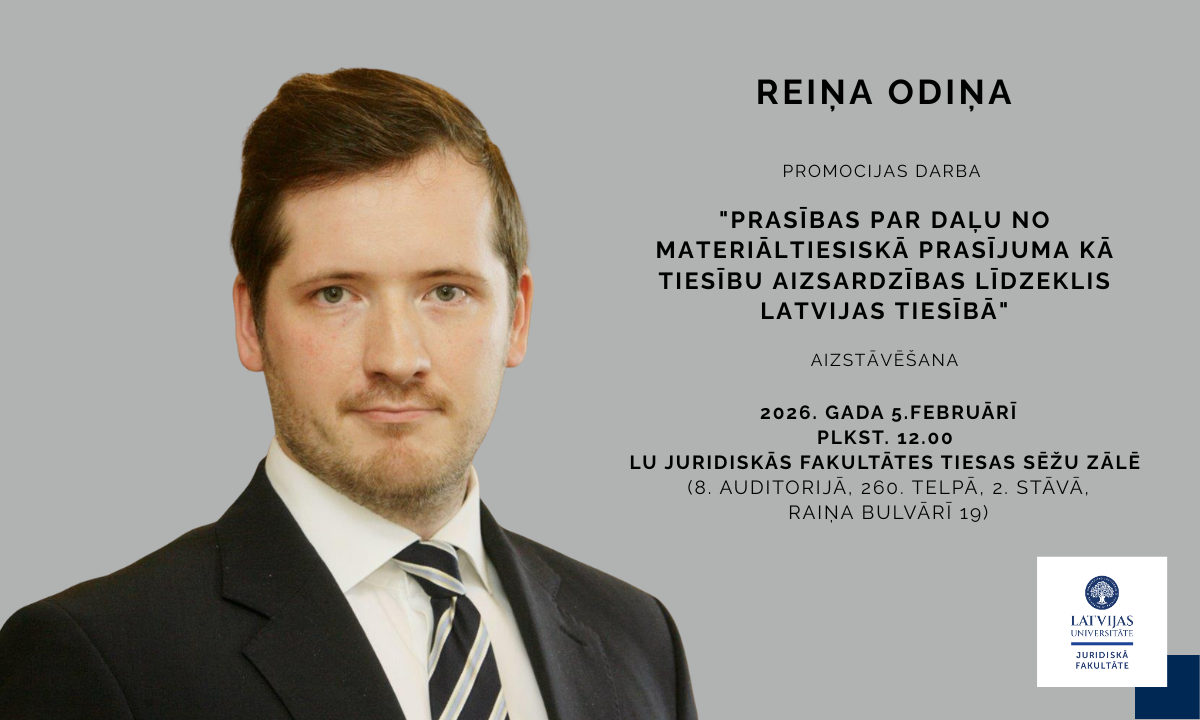 Reinis Odiņš promocijas darba aizstāvēšanas paziņojuma vizuālis