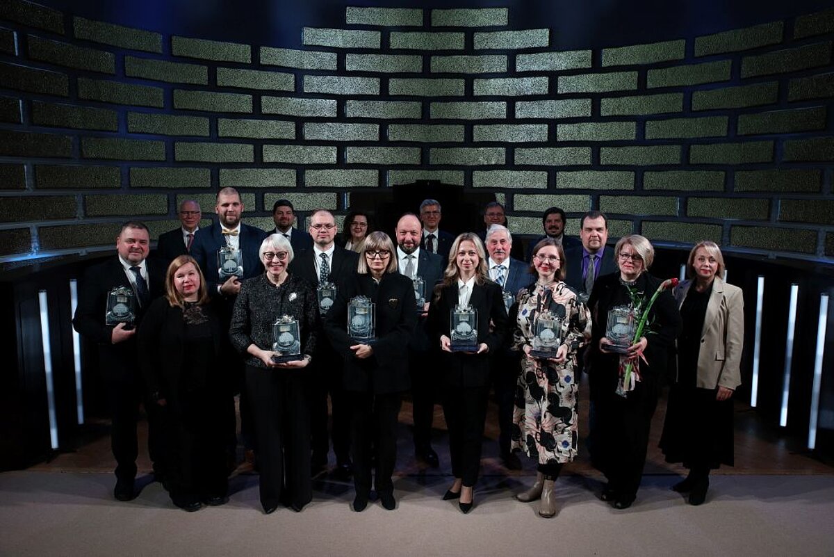 LU Izcilības balvas laureāti. Kopbilde 30.01.2026.
